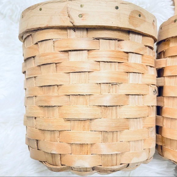 Boho | Vintage Wicker/Woven Double Wine Tote - Picture 8 of 14